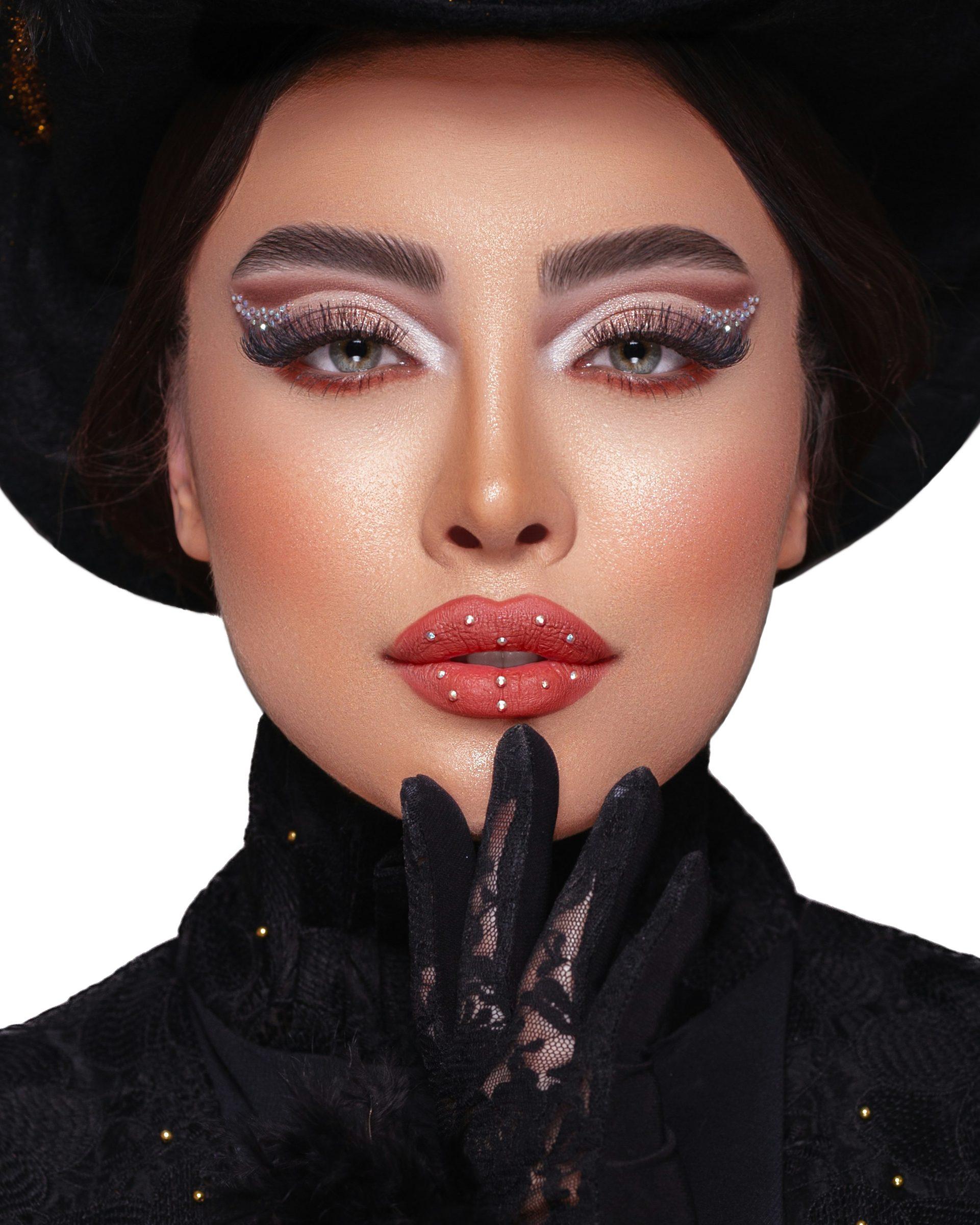 Bold, luminous occasion glam makeup